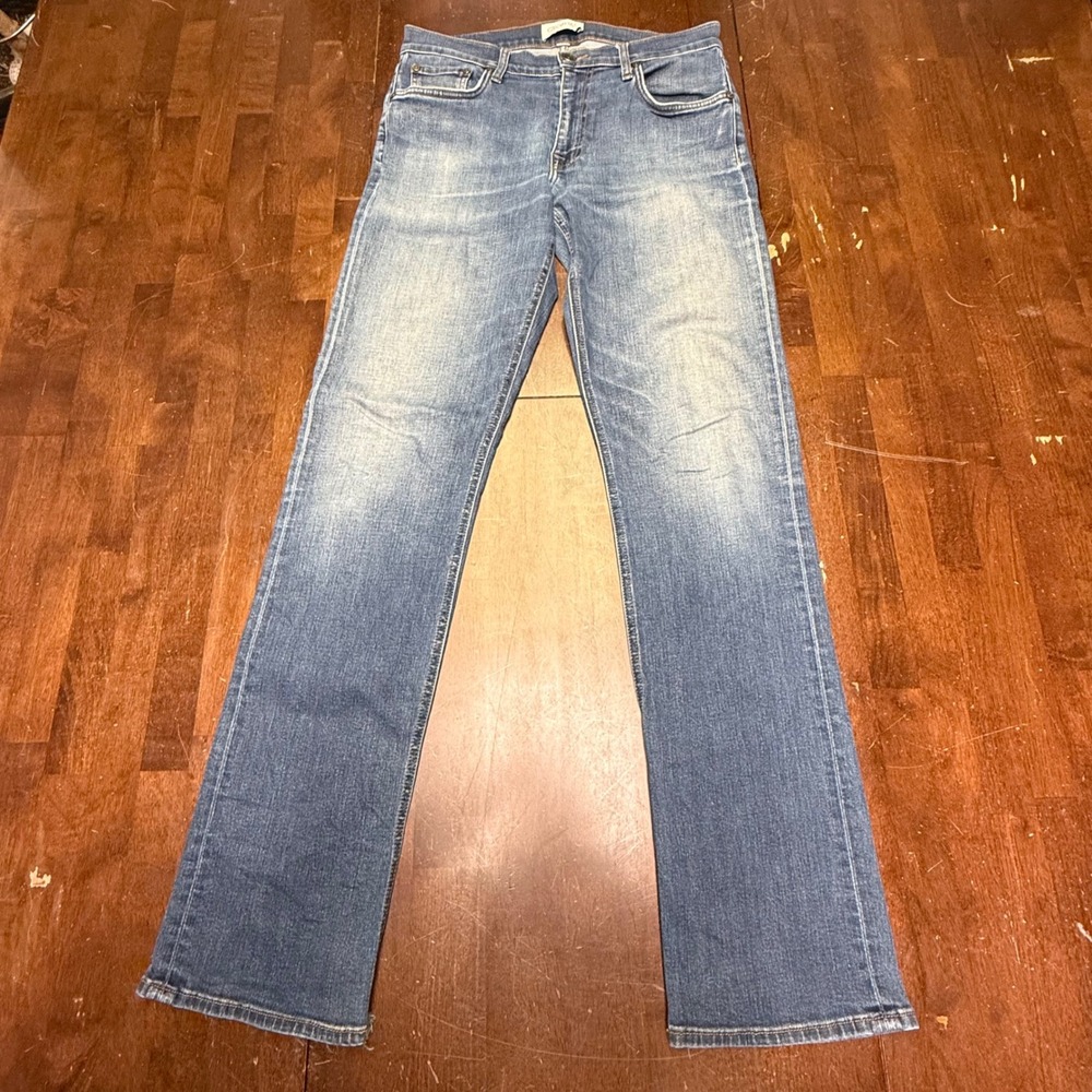 Tecovas Slim Jean Mens 32x34 Dark Blue Italian Denim 34SLDW